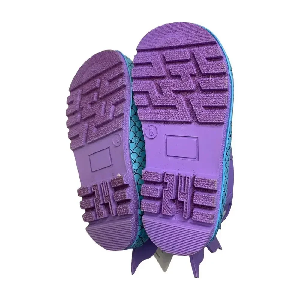 Tucker‎ + Tate Kids' Mermaid Color Change Rain Boot in Purple Multi 8M NEW